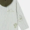 Kapuzenjacke mit Skateboard-Print