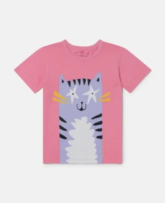 Katzen-Grafik-T-Shirt