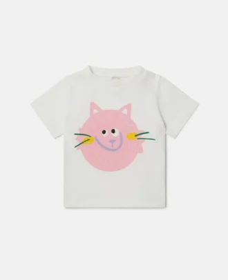 Katzen-Grafik-T-Shirt