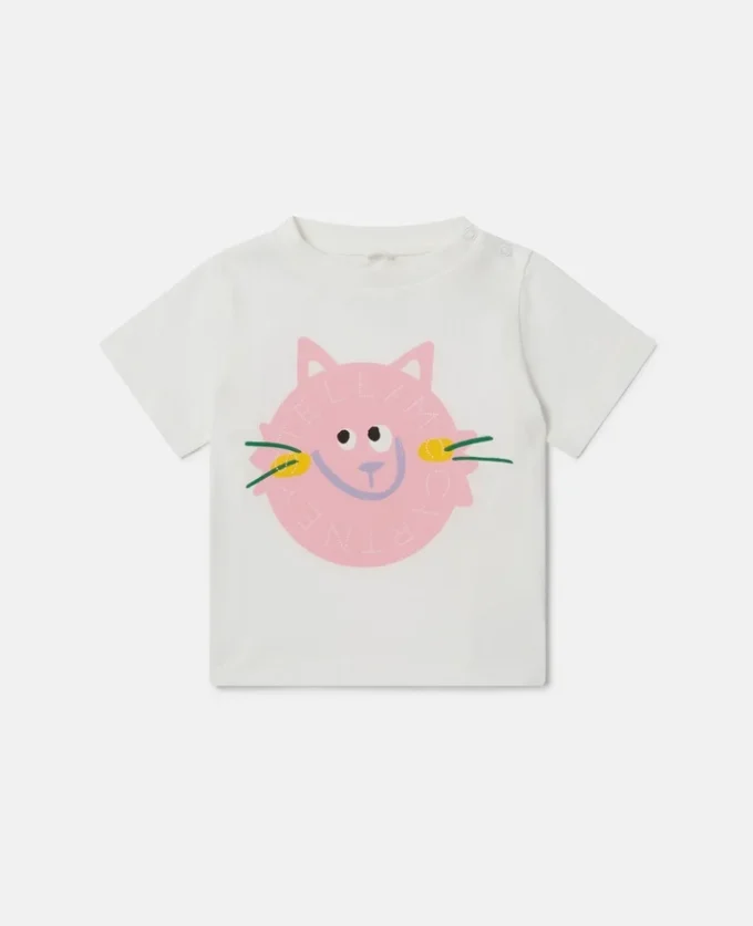 Katzen-Grafik-T-Shirt