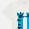 Katzen-Grafik-T-Shirt