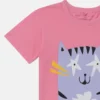 Katzen-Grafik-T-Shirt
