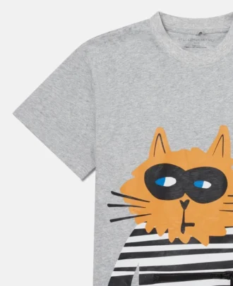 Katzen-Grafik-T-Shirt