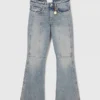 Kick-Flare-Jeans in Vintage-Waschung