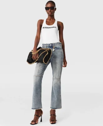 Kick-Flare-Jeans in Vintage-Waschung