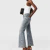 Kick-Flare-Jeans in Vintage-Waschung