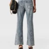 Kick-Flare-Jeans in Vintage-Waschung