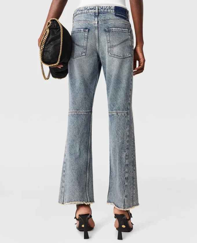 Kick-Flare-Jeans in Vintage-Waschung