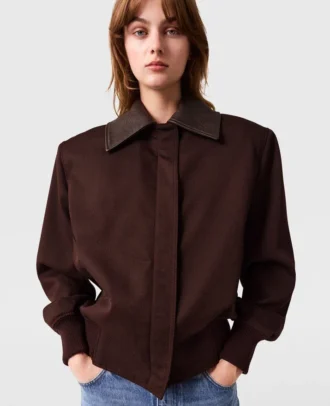 Klassische Feldjacke mit Kragen