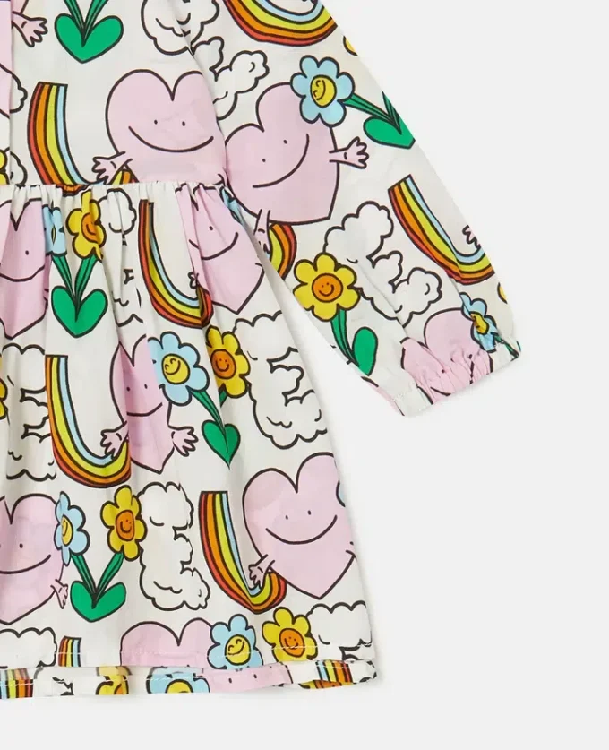 Kleid mit „Earth Friends“-Print und Bloomers-Set