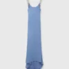Kleid mit Kristallketten-Trägern