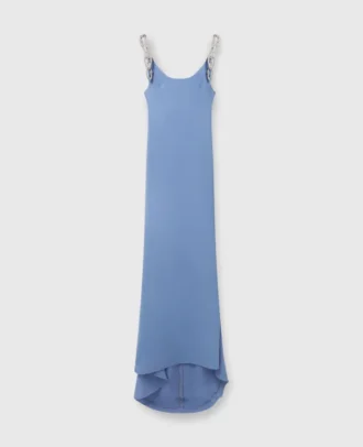 Kleid mit Kristallketten-Trägern