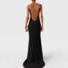 Kleid mit Kristallketten-Trägern