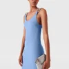 Kleid mit Kristallketten-Trägern
