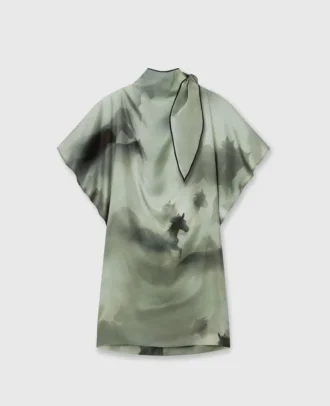 Kleid mit Pferdemuster