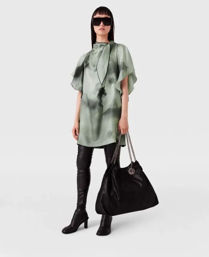 Kleid mit Pferdemuster