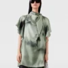 Kleid mit Pferdemuster