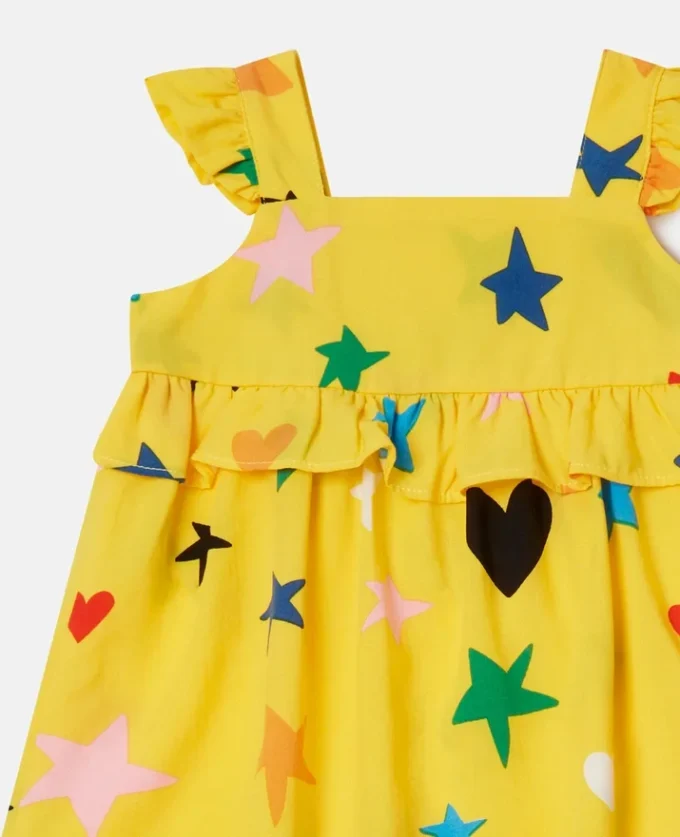 Kleid mit Sternenmuster und Bloomers-Set