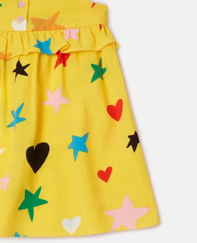 Kleid mit Sternenmuster und Bloomers-Set