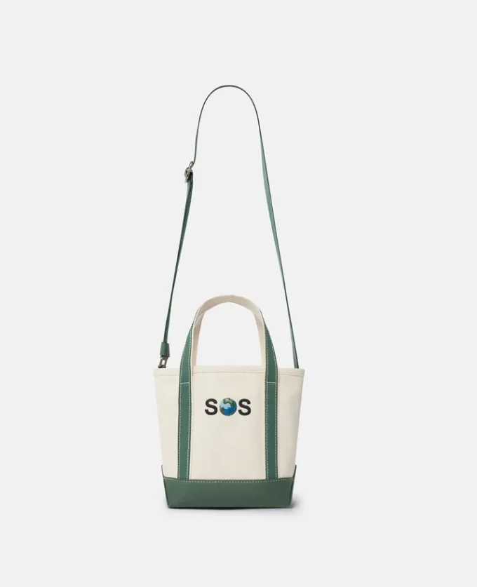 Kleine Tasche mit SOS-Stickerei