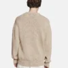 Kleiner schwarzer Hasen-Stickerei-Baumwollpullover