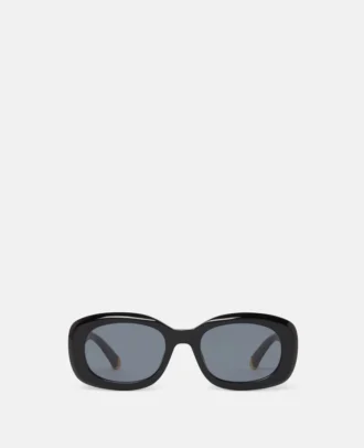 Klobige ovale Sonnenbrille