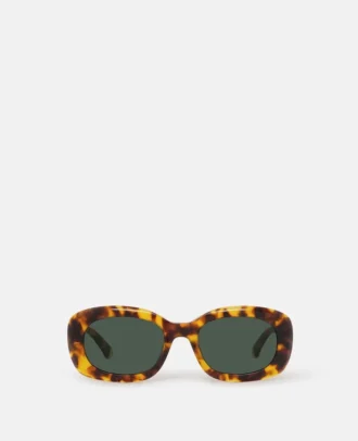 Klobige ovale Sonnenbrille