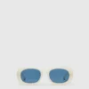 Klobige ovale Sonnenbrille