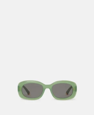 Klobige ovale Sonnenbrille