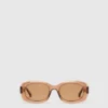 Klobige ovale Sonnenbrille
