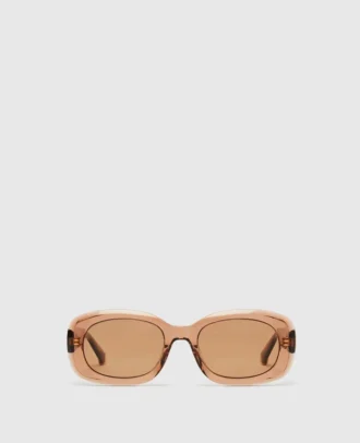 Klobige ovale Sonnenbrille