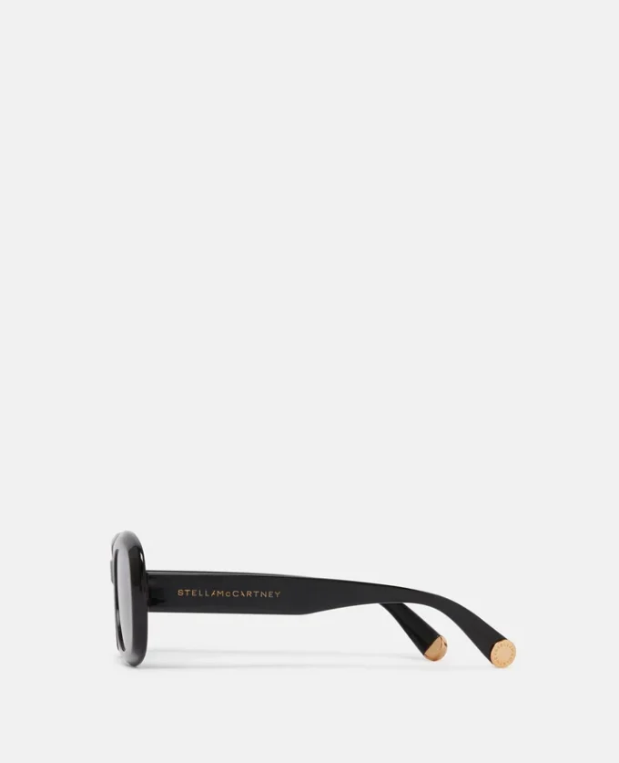 Klobige ovale Sonnenbrille