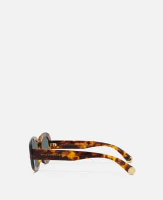 Klobige ovale Sonnenbrille