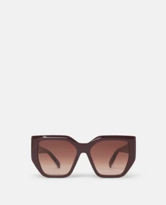 Klobige quadratische Cat-Eye-Sonnenbrille