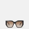 Klobige quadratische Cat-Eye-Sonnenbrille