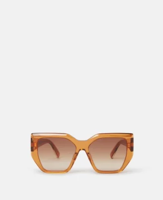 Klobige quadratische Cat-Eye-Sonnenbrille