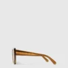 Klobige quadratische Cat-Eye-Sonnenbrille