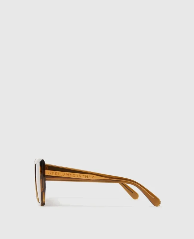 Klobige quadratische Cat-Eye-Sonnenbrille