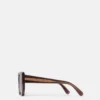 Klobige quadratische Cat-Eye-Sonnenbrille