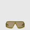 Klobige Sonnenbrille mit geradem Rand