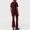 Kompakte Strickhose mit ausgestelltem Bein