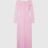 Kompaktes Strickkleid mit langen Ärmeln