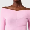 Kompaktes Strickkleid mit langen Ärmeln