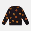 Kürbis-Fleece-Sweatshirt