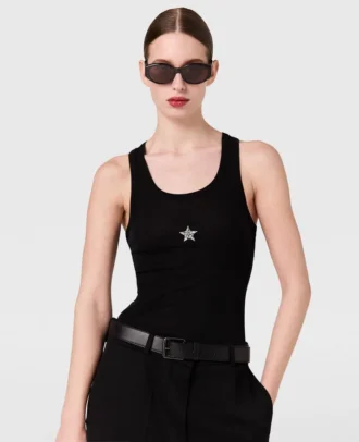 Kristall-Stern-Racerback-Tanktop