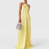 Kristallketten-Halterneck-Kleid