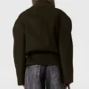 Kurze Trenchcoat-Jacke mit Gürtel