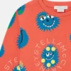 Langarm-T-Shirt mit Monstergesichtern