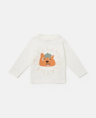 Langarmshirt mit Eichhörnchen-Grafik