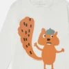 Langarmshirt mit Eichhörnchen-Grafik